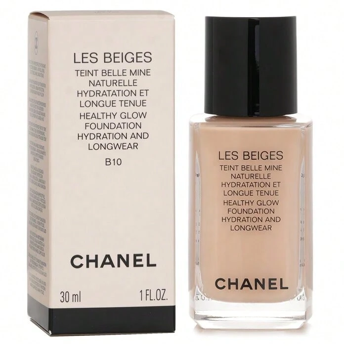 CHANEL Les Beiges Teint Belle Mine Naturelle Healthy Glow Hydration And Longwear Foundation - # B10 - 查看 1