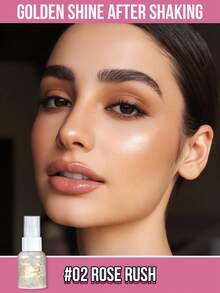 MISSLYN-DAYLIGHT ANGEL MATTE FIXING SPRAY,Setting Mist, Watermelon Fresh, Long-Lasting Makeup, Hydrating , Matte Fresh Setting Spray,Ultra Fine Mist, Long Lasting Makeup Locking Spray Oil-Control Non-Greasy Makeup Setting, Soothing And Lightweight, Non-Cakey, Barrier Repair, Multifunctional Use, Skin Refreshing, Sensitive-Skin Friendly,Ideal For All Skin Types, For Sensitive Skin, Vegan & Cruelty-Free - #02 Rose Rush - 查看 2