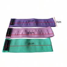 1/3pcs High Elasticity Booty Resistance Bands, Suitable For Home Workout, Muscle Strength Training (Unisex), Gym Accessories - Multicolor - View 6