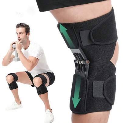 1pc Adjustable Knee Support Brace, For Patella Fixation, Protecting Knees When Squatting, Suitable For Outdoor Hiking Men And Women