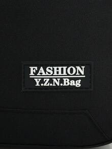 Large Capacity Fashion Men's One Shoulder Diagonal Messenger Bag, Multi-Functional Adjustable Strap Zipper Closure, Multi-Compartment Practical Storage Men's Bag Pouch