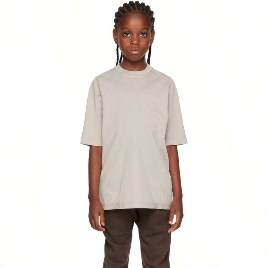 Rick Owens Big Kids Off-White Concordians Jumbo Short Sleeve T-Shirt |  | Teen Boys Sweatshirts - 預設 - 查看 1