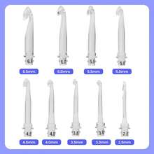 Juego de ganchos de crochet LED 9 en 1, 9 cabezas intercambiables, agujas de tejer iluminadas, herramientas de costura y accesorios - 1 - Ver 7