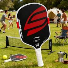 1pc T700 Carbon Fiber Pickleball Paddle - Hot-Pressed Monocoque Structure, 16mm PP Honeycomb Reinforced Core, Non-Slip Handle | Professional Grade Unisex, Enhances Spin, Friction, Control, Power And Stability - A - View 5