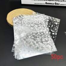 Star Shaped Transparent Resealable Bags - Reusable, Anti-Pollution OPP Plastic Gift Bags With Star Pattern, Suitable For Parties, Events And Crafts, Transparent Heart Design, Event Gift Bags | Heart Pattern Design | Plastic, Christmas, Halloween - Multicolor - View 11