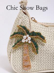 Mặt dây chuyền vỏ sò biển thủ công kiểu dáng cổ điển, giản dị dành cho nữ - Quà tặng trang trí, đa năng cho quần áo và túi xách - Nhiều màu - Xem 3