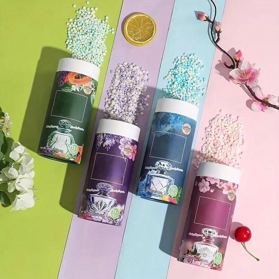 Laundry Scent Booster Beads Essential Fresh Essence In Wash Softener Laundry Scent Perfect Essential Diffuser Fragrant Protective Long Lasting Stain Release Softening Concentrated Washing Machine For Home Laundry Room Man Woman Gift Christmas.Random Style - Multicolor - View 1