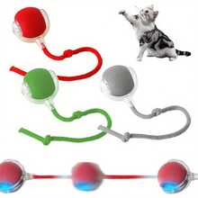 1 Piece Set Fully Intelligent 360 °     Rolling Pet Ball, Specially For Pets, 3 Modes With USB Charging LED Light, Features Self-Entertainment And Relaxation Functions, Durable Plastic Material, Suitable For Kittens And Dogs, Can Be A Holiday Gift For Pets - Random - View 7