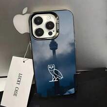 Funda de teléfono D-Drake O-OvO OWL para 17,16,15,14,13,12,11,Pro,Max,Plus, cubierta mate negra a prueba de golpes - z8 - Ver 10