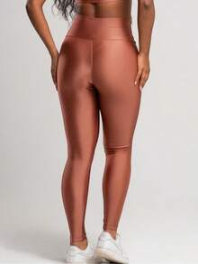 Women Sports Leggings - Rỉ Nâu - Xem 2