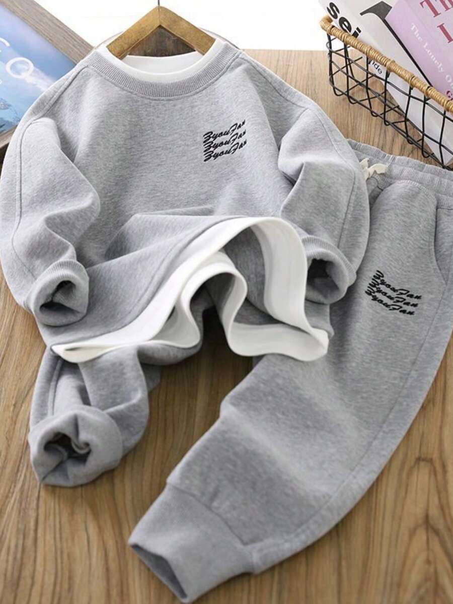 Young Boys Activewear - Grey - View 1