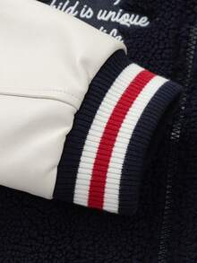 Balabala Kids Boys Baseball Cotton Jacket, Winter 2025 Warm & Stylish