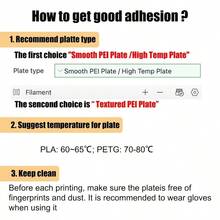 PEO PET Placa de construccin para Bambulabs a1 - Pequeño diamante PEO + fibra de carbono PET - Ver 5