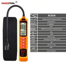 XIAOCETOOL Professional Halogen Gas Leak Detector, Equipped With Digital LCD Display And Audio-Visual Alarm, High-Precision Refrigerant And Air Conditioning Freon Leak Detector, Detection Range 0-1000PPM, Resolution 1PPM, With 11.811 Inch Flexible Extension Hose And Dual Alarm Notification. - Multicolor - View 7