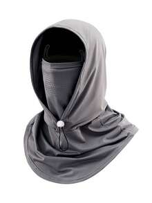 1pc Sunscreen Face Mask, Hat In One, Summer Sun Hat, Women's Full Face Ice Silk Breathable Scarf, Driving And Cycling Face Towel, Neck Protection Hat, Men's Cycling Sun Mask, Hooded Scarf In One, Children's Helmet Inner Liner, All-Round Sun Protection All Inclusive Hat - Multicolor - View 13