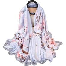Shawl Scarf Women Lightweight Scarves Floral Pattern Formal Evening Dressesformal Shawl Summer Wraps - E22-pink Blossom(70.8"x35.4") - View 1