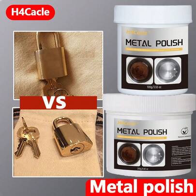 H4Cacle 金属抛光剂 黄铜五金抛光剂 金属抛光剂 镜面抛光不锈钢抛光剂 陶瓷抛光剂 金属和陶瓷除锈剂 汽车和家居专用抛光清洁剂