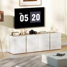 Television Stands & Entertainment Centers - White - View 3