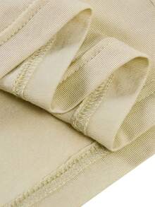 Women Camisole, One-Shoulder Solid Color Slim Fit Summer Ladies Tops For Party Club - Khaki - View 7