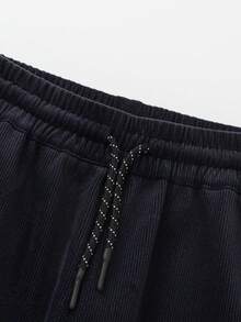 Balabala 儿童男童抓绒运动裤，2025冬季保暖时尚 - 深藍 - 查看 6