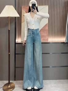 Women Jeans - Light Blue - View 3
