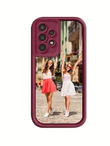 1-częściowy, personalizowany pokrowiec na telefon ze zdjęciem, klasyczny i modny. Spersonalizowany pokrowiec na telefon ze zdjęciem. Świetny prezent dla mamy, taty, pary, drugiej połówki i przyjaciół. Nadaje się na Boże Narodzenie, Walentynki, Halloween i Wielkanoc. Kompatybilny z 'ami 16/15/14/13/12/11, S25/S24/S23/S22. - Burgund - Zobacz 6