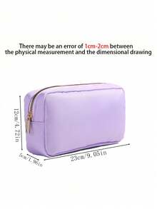 1 件个性化图像定制迷你可爱休闲便携式迷你包小众耳机零钱包轻质尼龙多功能拉链化妆包礼品，波西米亚风 - 彩色 - 查看 5