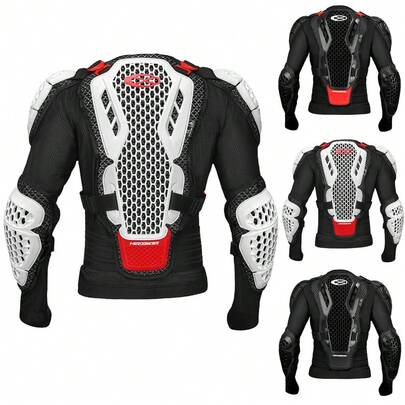 1 pieza Pantalones de armadura para motocicleta Pantalones de moto Armadura corporal de moto Protección de carreras Armadura de motocross Pantalones de moto Equipo de protección anti-caídas Accesorios de ciclismo Artículos esenciales para montar para regalos de mujeres y hombres