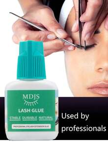 1pc Eyelash Extension Glue - Super Strong Adhesive, Long-Lasting Hold, Professional Eyelash Glue, 0.5s Quick Drying, Waterproof, Non-White | Lasts Up To 4 Weeks | Black Adhesive, Suitable For Professional Semi-Permanent Eyelash Extensions (10ml Black) - Black - View 4