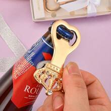 Festival Supplies Wedding Gifts Small Gifts Practical Gifts Creative Beer White Box Crown Bottle Opener - mặc định - Xem 4
