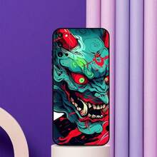 Funda protectora mate anti-caída para teléfono  25 Ultra/S23 Plus/S21+/S20/S24 FE/S22 Note 20 estilo samurai  ronin - Mezcla de colores - Ver 5