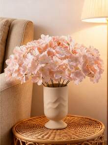 1支/15支仿真绣球花，带茎假花头，适用于家居装饰、房间装饰、婚礼装饰、卧室装饰、情人节、母亲节、花瓶填充、婚礼餐桌摆饰、卧室用品、餐桌摆饰、闺蜜礼物、家居装饰、卧室配件、新娘捧花、房间装饰、家居装饰、花束、春季装饰、妈妈礼物、闺蜜礼物、生日礼物 - 粉色 - 查看 1