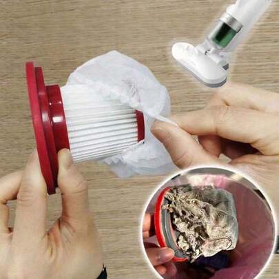 一次性真空吸塵器過濾器元件，適用於各種品牌真空吸塵器的通用過濾器配件