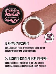 Phấn má hồng MISSLYN Shimmering Mocha Velvet, chất phấn mềm mịn như kem, dễ tán, màu sắc bền lâu, 6 tông màu, nhẹ nhàng và dễ pha trộn, lên màu chuẩn, lớp trang điểm tinh tế, thương hiệu trang điểm chuyên nghiệp, phù hợp cho phụ nữ và bé gái, sản phẩm không thể thiếu trong mùa đông, phong cách Y2K, thời trang đa năng, quà sinh nhật, quà Valentine, quà dự tiệc, quà năm mới, màu sắc đẹp nhất, không thử nghiệm trên động vật và thuần chay. - #9 KẸO CARAMEN - Xem 4