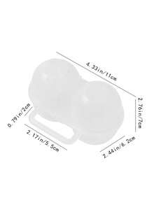 1 pieza Soporte automático de doble capa para huevos, mantiene los huevos frescos, contenedor deslizante para 12-14 huevos - Diseño con cremallera, material de plástico, sin contacto - Organizador de refrigerador, bandeja de huevos de cocina - Multicolor - Ver 10