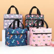 Bolsa de almacenamiento tejida de gran capacidad - Con diseño de cremallera, bolsa de artesanía de poliéster lavable a máquina, adecuada para tejer, ganchillo, tejer - Regalo perfecto para entusiastas del tejido (Rojo), Bolso de tela estampado, Bolsa de almuerzo con cierre de cremallera , Bolsa de almuerzo para mujeres, Lonchera para la escuela para viajar, Bolsa portátil impermeable, Bolsa de almuerzo aislada, Lonchera - Multicolor - Ver 7