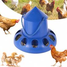 Universal Anti-Scatter Anti-Leakage Poultry Feeder, Automatic Chicken Duck Goose Quail Feeding Trough With Anti-Splash Design, Feed-Saving Feeding Tool Suitable For Various Poultry