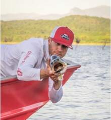 Cebo suave de pesca Berkley PowerBait MaxScent - Mancha azul - Ver 5