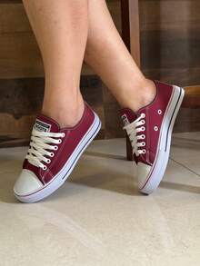 Men's And Women's Unisex Casual Sneakers, Super Comfortable - 紫紅色 - 查看 2