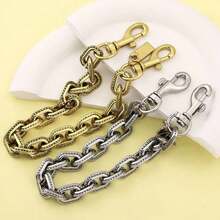 Fashion Metal One Shoulder Bag Chain Pendant Strap Bag Pendant Women's Small Square Crossbody Bag Pendant - 彩色 - 查看 5