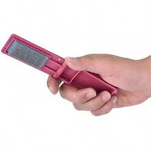 Cepillo de Zapatos de Alambre portátil, Cepillo de Zapatos de Baile de salón Plegable para Baile Latino de Tango de Salsa - Rojo - Ver 5