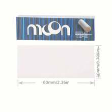 24 Booklets Rolling Paper Filter Tips - Blue and White - View 4