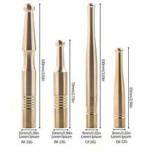 1个便携式三合一黄铜香烟过滤嘴：减少焦油，提升您的吸烟体验！男女皆宜，可重复使用且可清洗的香烟嘴