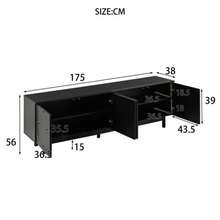 Television Stands & Entertainment Centers - Black - View 2