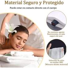 Massage Table Sheets & Headrest Covers - White - View 8