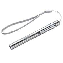 Stainless Steel Doctors Pen Light Portable With Steel Clip LED Mini Torch Water-Proof Yellow/ White Light Nursing Penlight Nurse - Bạc - Xem 6