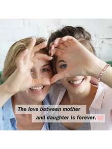 1pcs Elegant & Cute Pink Beaded Bracelet With Initial Charm Letters A~T, Perfect Jewelry Gift For Women, Ideal For First Day Of School, Birthdays, Christmas, Granddaughter Presents - 孫女A - 查看 3