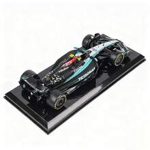 Burago 1:24 Scale  Petronas W15 #44  2024 - Realistic 1:24 Scale Model Car, Driven By , Officially Licensed By , Luxury Gift Box Set With Acrylic Display Case And Detailed Base - 1:24 W15 #44 - View 5