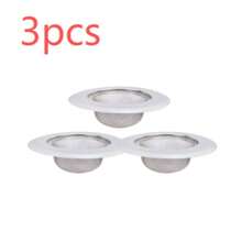 1pc Stainless Steel Kitchen Sink Strainer - 4.5 Inch Wide Rim, Rust-Resistant Food Waste Collector, Easy To Clean, Fits Drain Filter - Multicolor - View 12