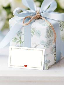50 tấm thiệp hình trái tim trắng, thiệp bỏ túi, thích hợp cho Ngày Valentine, Đám cưới, Sinh nhật, Kỷ niệm, Ngày lễ, Thẻ quà tặng, Thiệp chúc mừng, Thiệp ví, Danh thiệp, Thiệp trắng, Quà tặng Ngày Nhà giáo - Nhiều màu - Xem 7